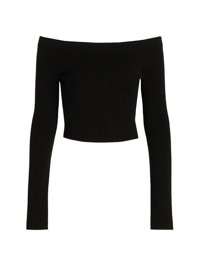 A.L.C. Women's Jo Stretch-Wool Off-The-Shoulder Sweater