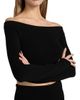 A.L.C. Women's Jo Stretch-Wool Off-The-Shoulder Sweater - 6