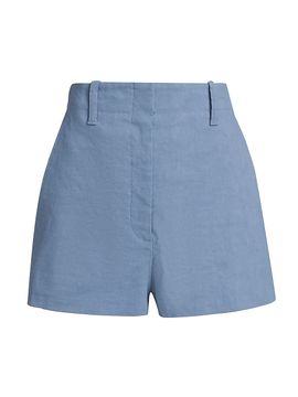 A.L.C. Women's Liam Linen-Blend Shorts
