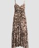 A.L.C. Women's Lindsey Gathered Speckled Midi Dress - 6