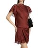 A.L.C. Women's Luna Lace-Trim Satin Top - 4
