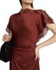 A.L.C. Women's Luna Lace-Trim Satin Top - 6