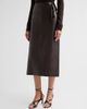 A.L.C. Women's Marta Leather Midi Skirt - 4