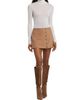 A.L.C. Women's May Wool-Blend Faux-Wrap Miniskirt - 2