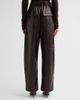 A.L.C. Women's Palmer Leather Barrel-Leg Pants - 3