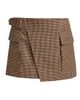 A.L.C. Women's Plaid Wool Wrap Miniskirt - 1