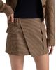 A.L.C. Women's Plaid Wool Wrap Miniskirt - 3