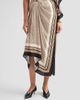 A.L.C. Women's Reign Border Print Draped Midi Skirt - 4
