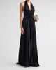 A.L.C. Women's Sabine Halterneck Pleated Gown - 4