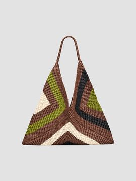 A.L.C. Women's Sid Woven Paper Yarn Shoulder Bag