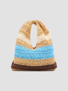 A.L.C. Women's Simone Striped Top Handle Bag