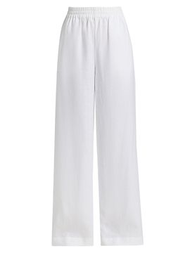 A.L.C. Women's Tyler Linen Wide-Leg Pants