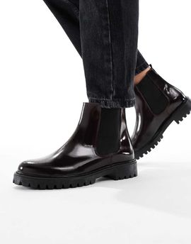 ALDO ALDO Adalitlan chelsea ankle boots in burgundy-Red