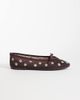 ALDO Aldo Aurabella floral ballet flats in brown mesh - 1