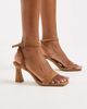 ALDO ALDO Austorai heeled sandal in brown suede - 1