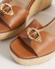 ALDO Aldo Carrabririel wedge heeled sandals with ankle strap in tan-Brown - 4