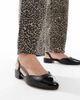 ALDO ALDO Clementinne slingback flats with toe cap in black - 1