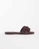 ALDO ALDO Elenaria flat sandals in dark brown - 1