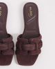 ALDO ALDO Elenaria flat sandals in dark brown - 2