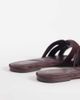 ALDO ALDO Elenaria flat sandals in dark brown - 4