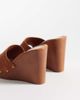 ALDO Aldo Grounded crotchet wedge heeled sandals in tan-Brown - 3
