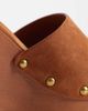 ALDO Aldo Grounded crotchet wedge heeled sandals in tan-Brown - 4