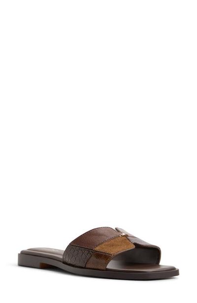 ALDO ALDO Itsandalmix Leather Slide Sandal