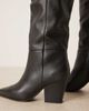 ALDO ALDO Kaely western detail knee high boots in leather black-Brown - 2