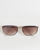 ALDO ALDO Kathie rimless slim sunglasses in gold - 3