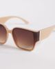ALDO ALDO khlo-b oversized cat eye sunglasses in tan-Brown - 2