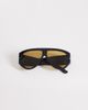 ALDO ALDO Kristiianaa chunky aviator sunglasses with gold lens in black-Brown - 3