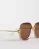 ALDO ALDO kylye oversized round sunglasses in beige-Neutral - 2