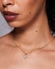 ALDO ALDO laurencie floral cluster necklace in faux pearl and gold tone - 1