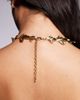 ALDO ALDO leafuria statement flower necklace in gold - 3