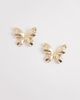ALDO ALDO Luanne butterfly hammered earrings in gold - 1