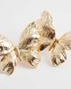 ALDO ALDO Luanne butterfly hammered earrings in gold - 3