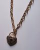 ALDO ALDO luvella vintage heart lock necklace in gold tone - 2
