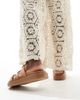 ALDO ALDO Mariesoleil footbed sandals in medium brown leather - 4