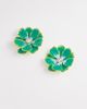 ALDO ALDO mariglo flower earrings in green - 1