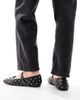 ALDO ALDO Marylina Studded Ballet Flats with Buckle in Black Leather - 3