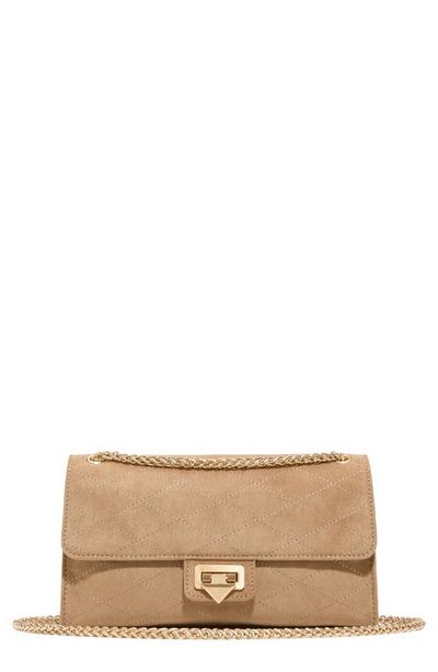 ALDO ALDO Melinda Faux Suede Flap Crossbody Bag