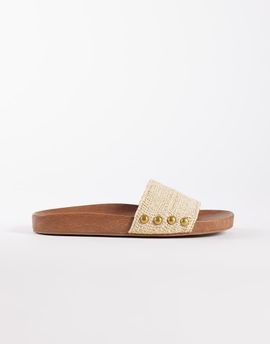 ALDO Aldo Rooted flat sandals in beige-Neutral