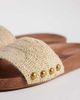 ALDO Aldo Rooted flat sandals in beige-Neutral - 2