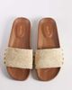 ALDO Aldo Rooted flat sandals in beige-Neutral - 3