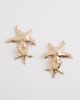 ALDO ALDO seashella double startfish crawler earring in gold - 1