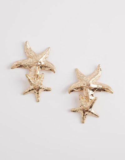 ALDO ALDO seashella double startfish crawler earring in gold