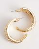 ALDO ALDO sennah hammered statement hoops-Gold - 3