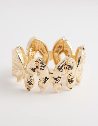 ALDO ALDO stasie statement bracelet in vintage gold