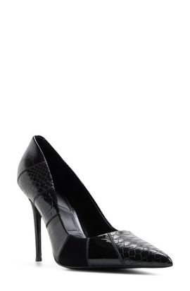 ALDO ALDO Stasyamix Croc Embossed Faux Leather Pump