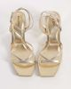 ALDO Aldo Stellare heeled sandals with ankle strap in gold - 2